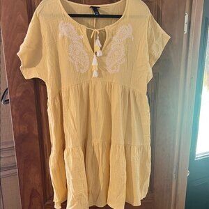 Yellow Boho Chic Dress